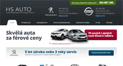 Desktop Screenshot of hs-auto.cz