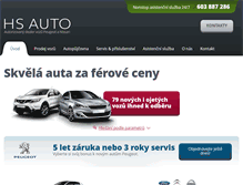 Tablet Screenshot of hs-auto.cz